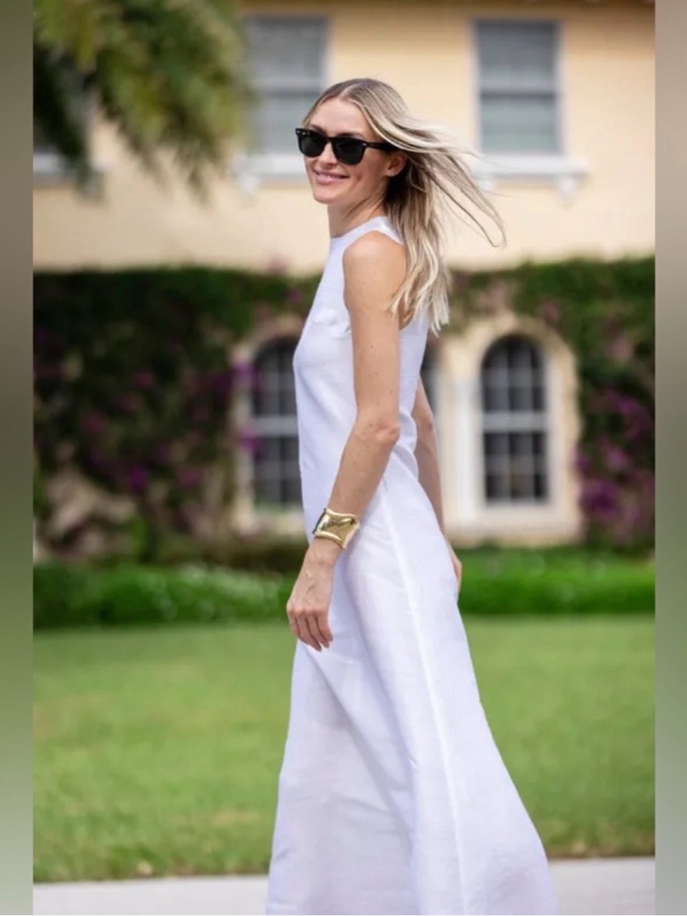 Sleeveless White Maxi Dress - Classic Summer Style